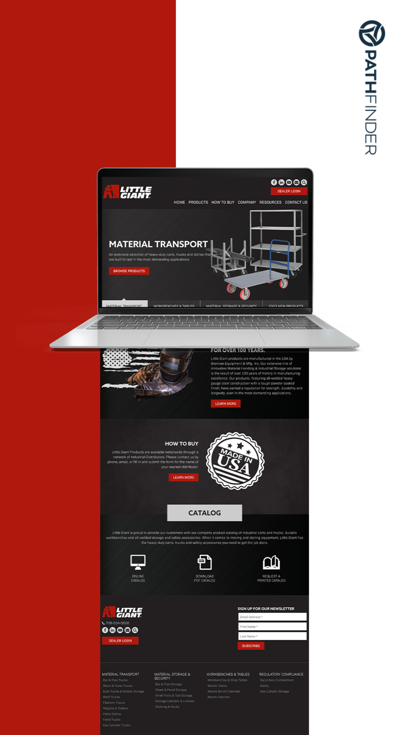 Little Giant Manufacturing Website