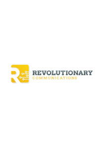 Revolution Communications new logo - portfolio graphic